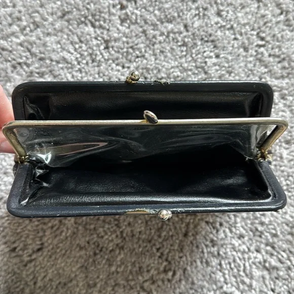 Vintage Dior Black and Cream Canvas Monogram Pouch Clutch - Picture 6 of 8